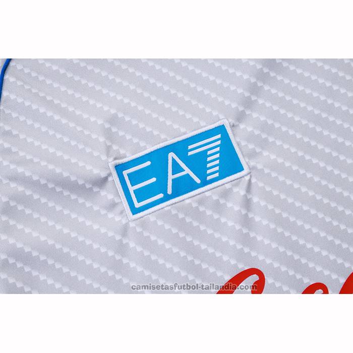 Chandal del Napoli Manga Corta 25/26 Blanco - Pantalon Corto
